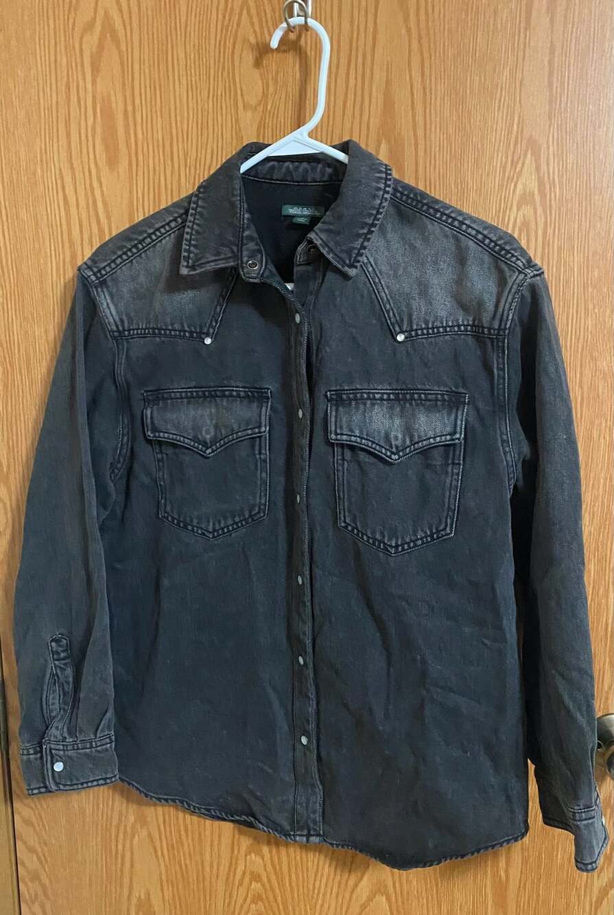Wild Fable Black Wash Denim jacket Size XS